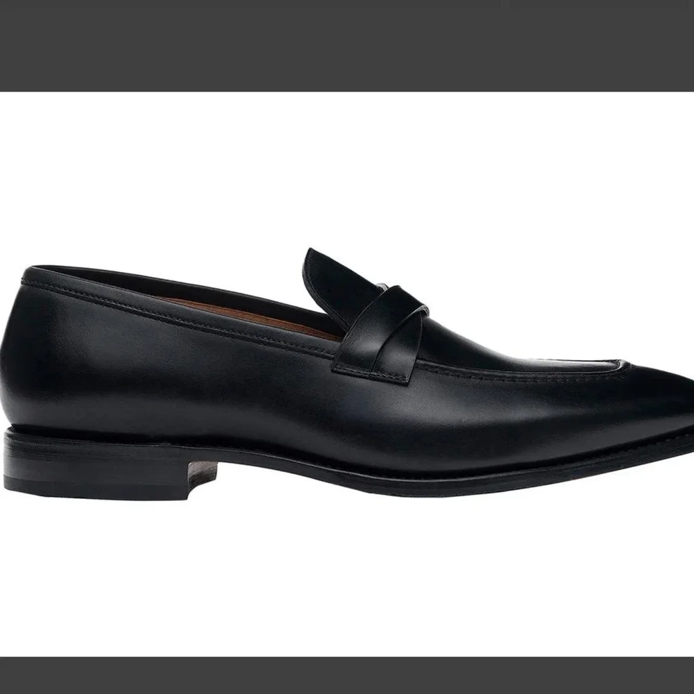 Moral Code Donald Driver‎ Green Leather Loafer Dress Shoes 15 New Without Tags